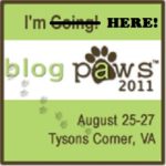 BlogPaws check-in!